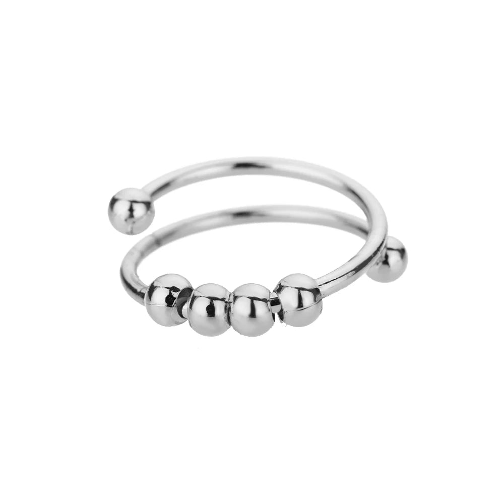 Premium Anti-Stress Spinner Ring – Adjustable Stainless Steel with Smooth and Sophisticated Motion