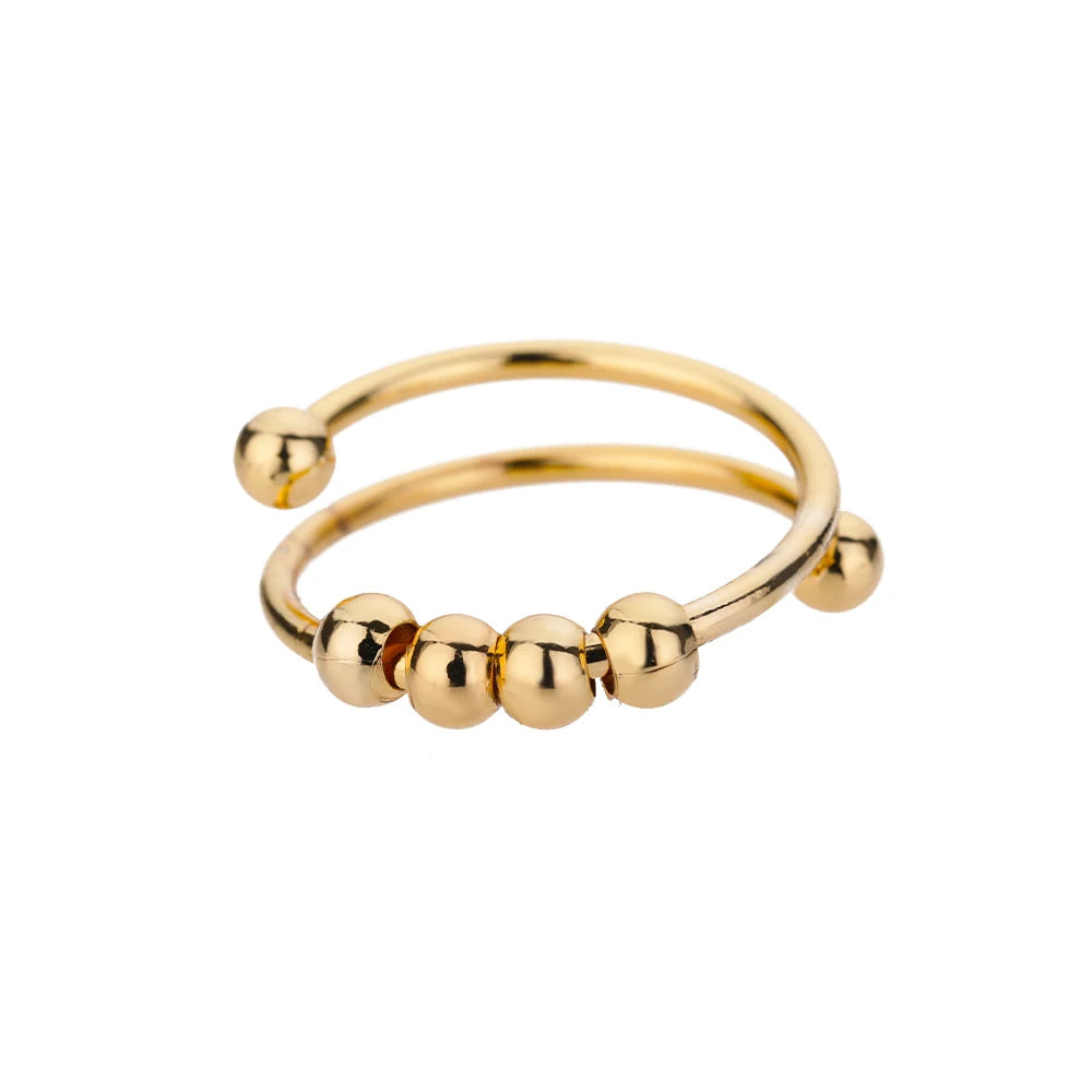 Premium Anti-Stress Spinner Ring – Adjustable Stainless Steel with Smooth and Sophisticated Motion