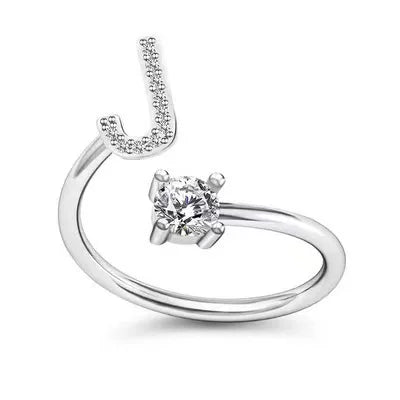 Premium A–Z Initial Ring – Delicate Personalized Jewelry for Gifting