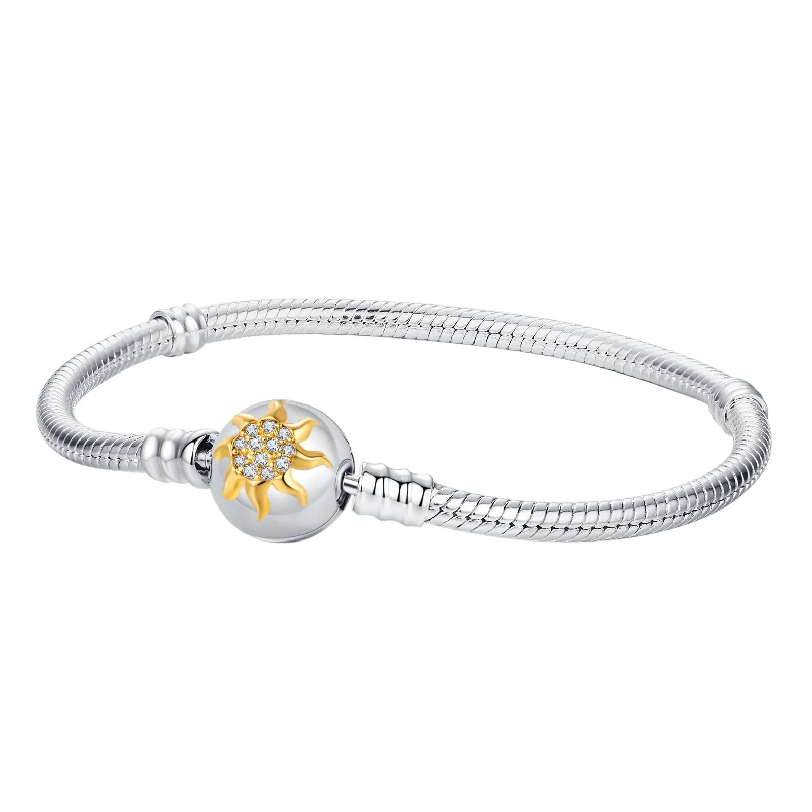 Eternal Love – 3mm Moon & Heart Charm Bracelet Gift