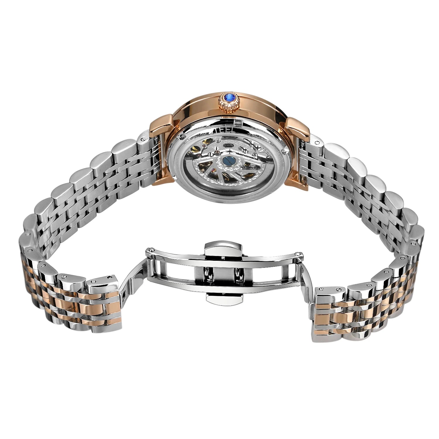 Rose Gold Prestige – Diamond Automatic Ladies’ Stainless Steel Watch