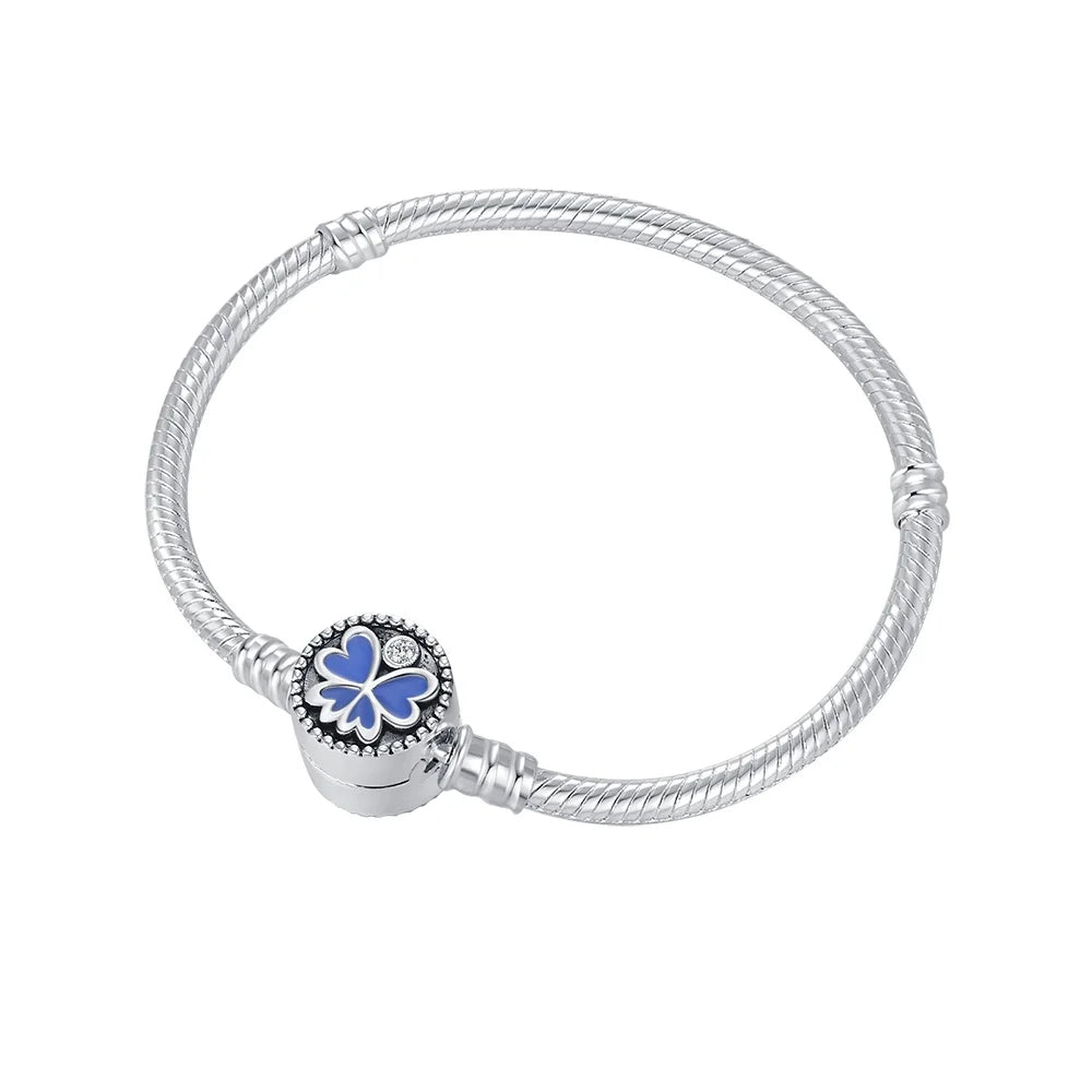 Eternal Love – 3mm Moon & Heart Charm Bracelet Gift