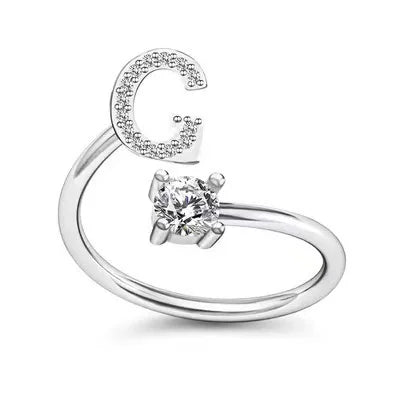 Premium A–Z Initial Ring – Delicate Personalized Jewelry for Gifting
