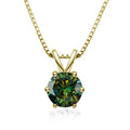 925 Sterling Silver Moissanite Necklace 1ct – Diamond-Like Brilliance and Timeless Luxury