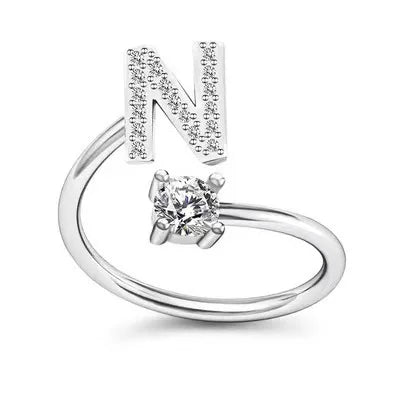 Premium A–Z Initial Ring – Delicate Personalized Jewelry for Gifting