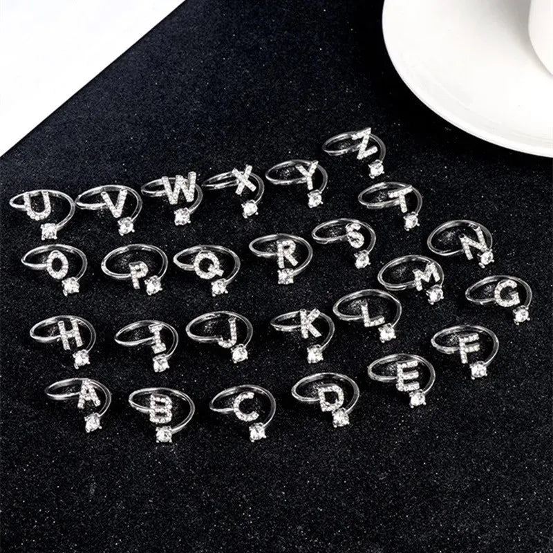 Premium A–Z Initial Ring – Delicate Personalized Jewelry for Gifting