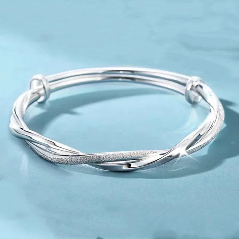 925 Sterling Silver Peacock Open Bracelet – Artistic Sophistication with a Refined Open Design