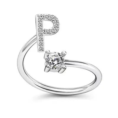 Premium A–Z Initial Ring – Delicate Personalized Jewelry for Gifting