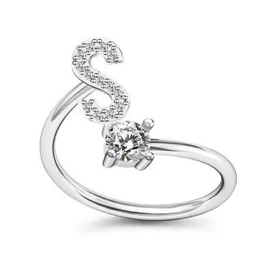 Premium A–Z Initial Ring – Delicate Personalized Jewelry for Gifting