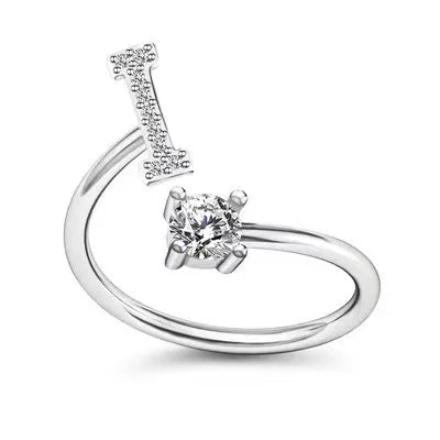 Premium A–Z Initial Ring – Delicate Personalized Jewelry for Gifting