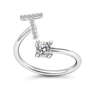 Premium A–Z Initial Ring – Delicate Personalized Jewelry for Gifting