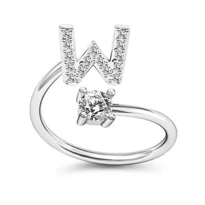 Premium A–Z Initial Ring – Delicate Personalized Jewelry for Gifting