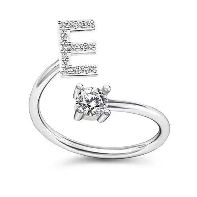Premium A–Z Initial Ring – Delicate Personalized Jewelry for Gifting