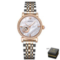Rose Gold Prestige – Diamond Automatic Ladies’ Stainless Steel Watch